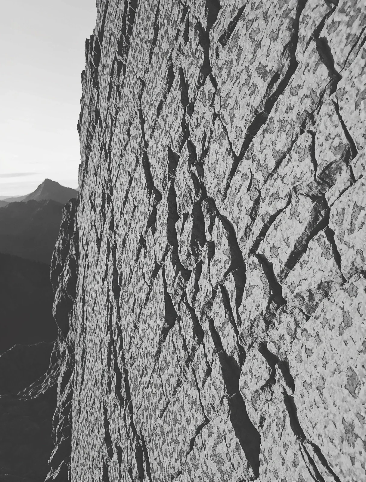Alpines Gestein Textur