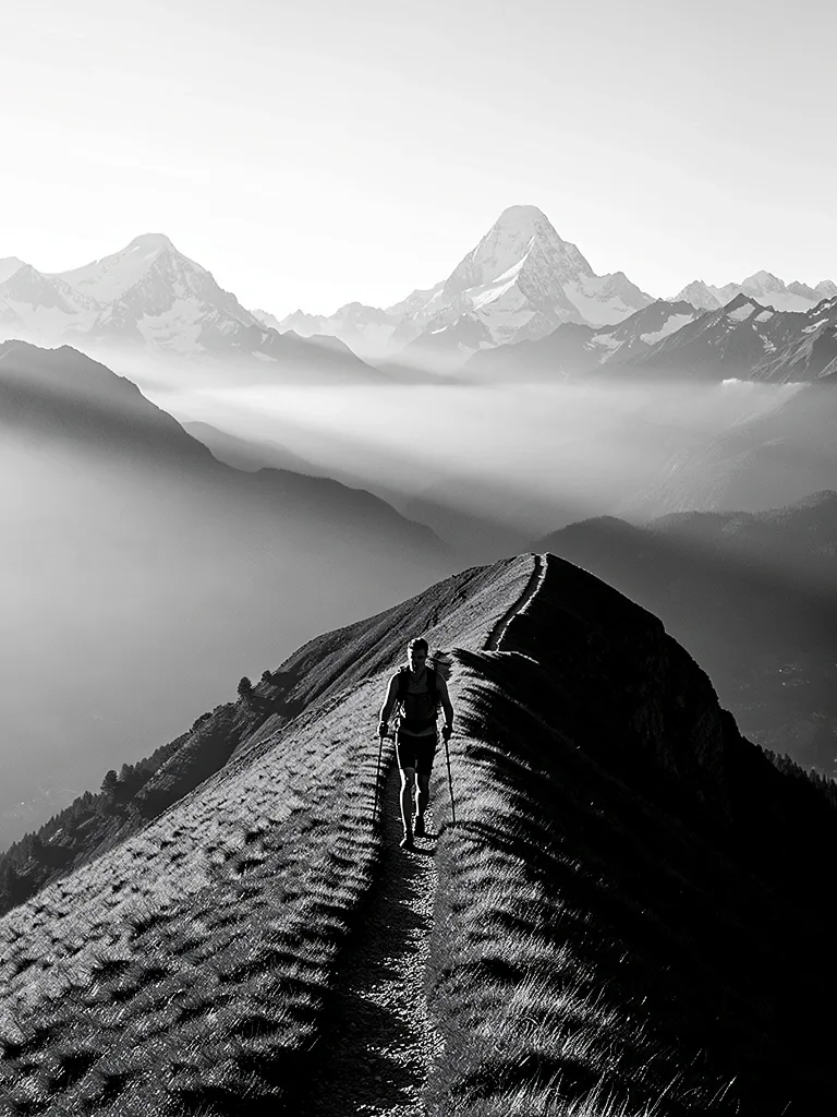 Einsame Wanderung